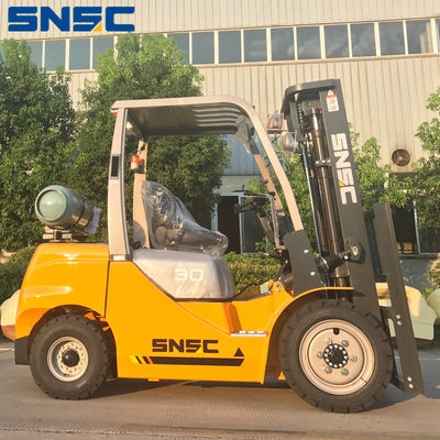 3m έως 7m εμβέλεια SNSC LPG Gas Forklift 3 τόνων LPG Counterbalance Forklift